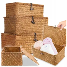 organizer-pojemnik-trawa-morska-z-pokrywka-pleciony-natural-orange-3-szt