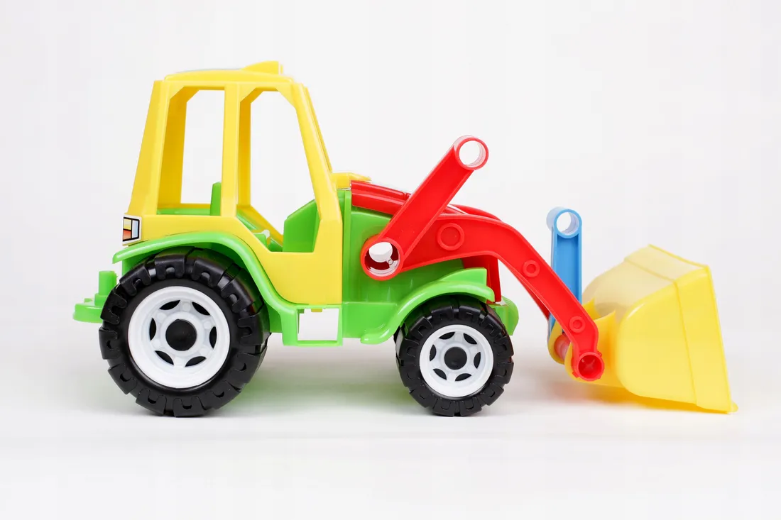 traktor-z-ladowarka-zabawka-stan-nowy