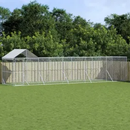 vidaxl-kojec-dla-psa-z-dachem-srebrny-10x2x25m-stal-galwanizowana