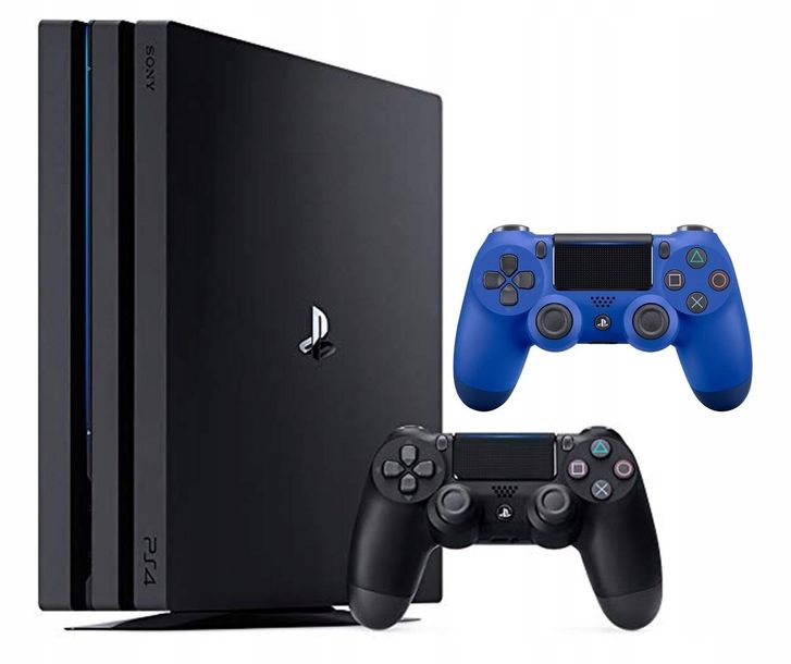 Sony PlayStation 4 Pro 1TB Czarna z dwoma padami