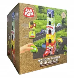 elefun-klocki-drewniane-piramida-edukacyjna-z-pojazdami-10-elementow