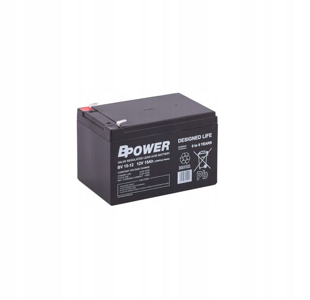 Akumulator AGM Bpower BV 15-12 12V 15Ah