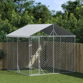 vidaxl-kojec-dla-psa-z-dachem-srebrny-3x3x25-m-stal-galwanizowana
