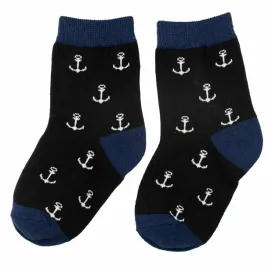 skarpety-dzieciece-captain-mike-czarne-w-kotwice-31-34