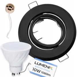 zestaw-oprawa-okragla-ruchoma-czarna-zarowka-gu10-led-10w-zimna