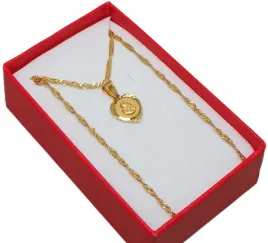 pozlacany-lancuszek-medalik-komunia-chrzest-srebro