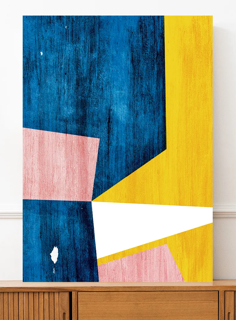 plakat-abstrakcja-geometryczna-30x40-cm-stan-nowy