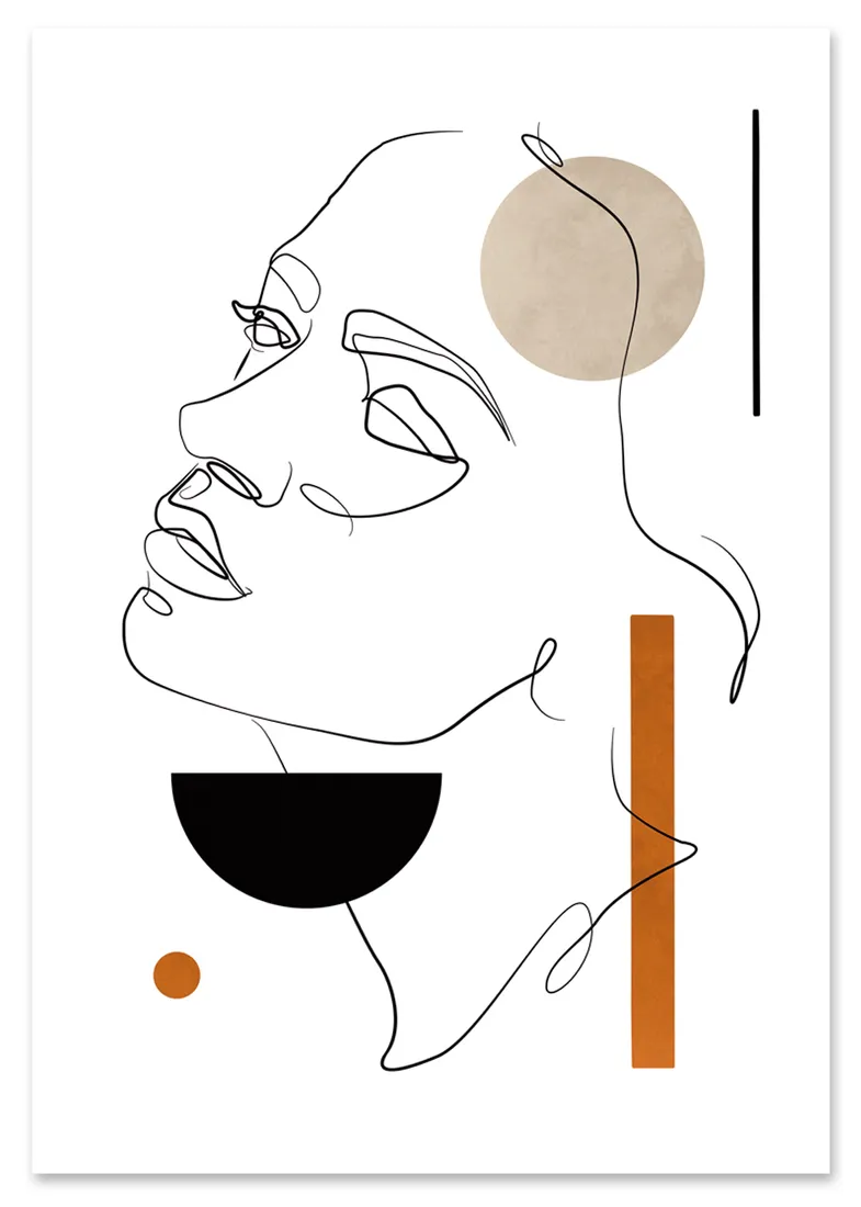plakat-portret-boho-twarz-50x70-cm