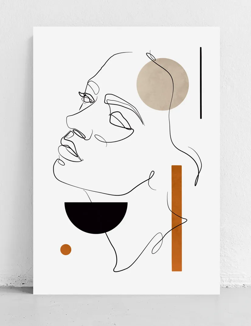 plakat-portret-boho-twarz-50x70-cm