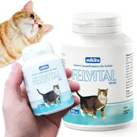 tran-dla-kota-witaminy-i-mineraly-mikita-felvital-100-tab-omega-3-kwasy