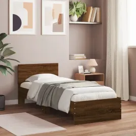 vidaxl-lozko-z-wezglowiem-bez-materaca-brazowy-dab-90x200-cm