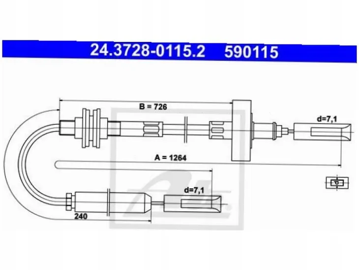 linka-sprzegla-audi-100-c3-1-8-stan-nowy