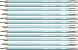 olowek-swano-pastel-hb-z-gumka-niebieski-12szt