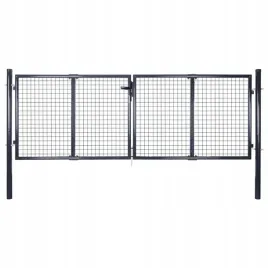 vidaxl-brama-ogrodowa-z-siatki-galwanizowana-stal-289x100-cm-szara