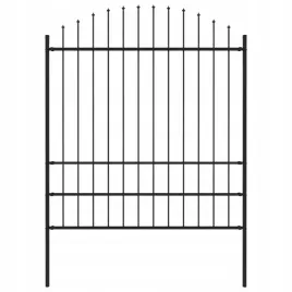 vidaxl-panel-ogrodzeniowy-z-grotami-stal-175-2-x-17-m-czarny