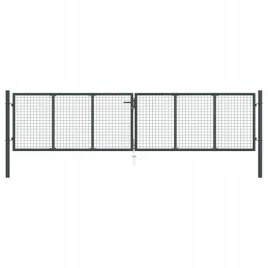 vidaxl-brama-ogrodowa-z-siatki-galwanizowana-stal-400x150-cm-szara