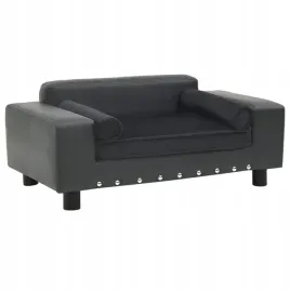 vidaxl-sofa-dla-psa-ciemnoszara-81x43x31-cm-plusz-i-sztuczna-skora