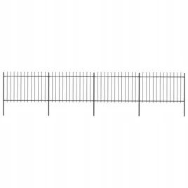 vidaxl-ogrodzenie-z-pretow-z-grotami-stalowe-68-x-12-m-czarne