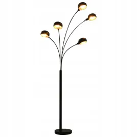 vidaxl-lampa-stojaca-200-cm-5-x-e14-czarno-zlota