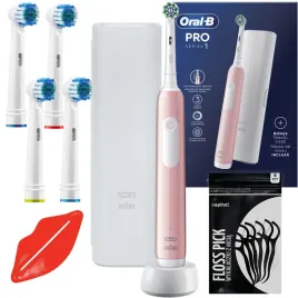 szczoteczka-elektryczna-do-zebow-oral-b-pro-1-rozowa-etui-koncowki-dodatki