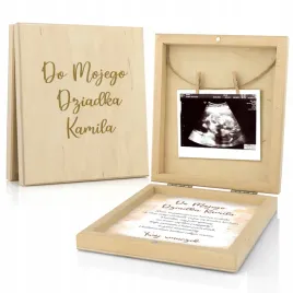 Zdjęcie produktu PUDEŁKO NIESPODZIANKA BĘDZIESZ DZIADKIEM PREZENT