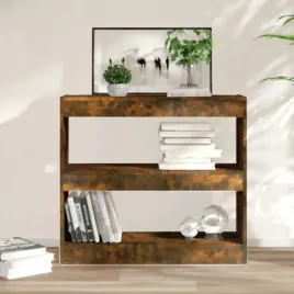 vidaxl-regal-na-ksiazki-przegroda-przydymiony-dab-80x30x72-cm