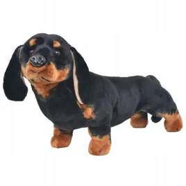 vidaxl-pluszowy-jamnik-stojacy-czarny-xxl