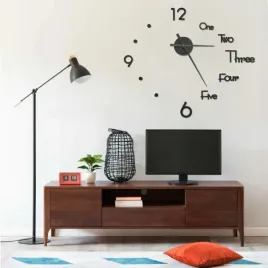 vidaxl-zegar-scienny-3d-nowoczesny-design-czarny-100-cm-xxl