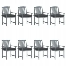 vidaxl-krzesla-ogrodowe-poduszki-8-szt-lite-drewno-akacjowe-szare