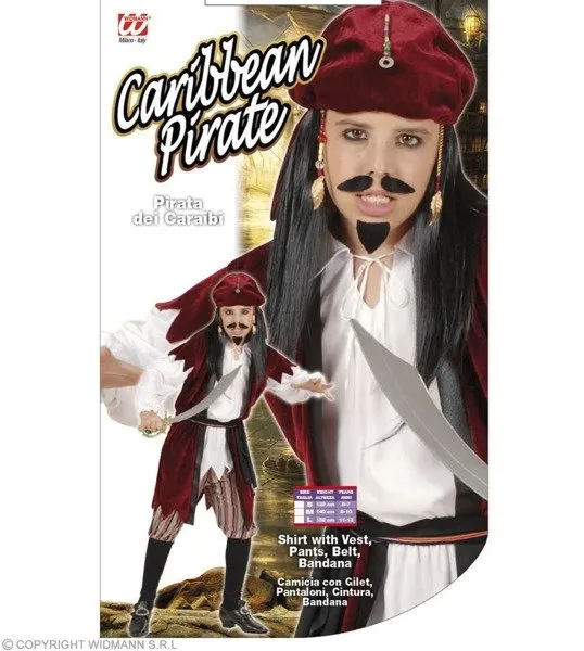 stroj-pirata-pirat-jack-sparrow-140-stan-nowy