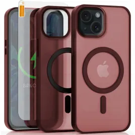 etui-do-magsafe-do-apple-iphone-13-14-czerwone-pancerne-matowe-szklo