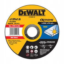 dewalt-tarcza-do-ciecia-stali-ze-stali-nierdzewnej-125-x-16-mm-dt43906
