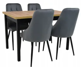 stol-rozkladany-70x120-160cm-4-krzesla-tapicerowanefotelowe-welur-szary