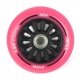kolo-do-hulajnogi-slamm-100mm-nylon-core-rozowe-z-lozyskiem-abec-9