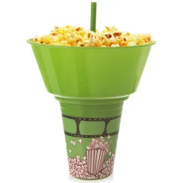 kubek-z-miska-na-popcorn-zielony-500-ml