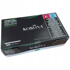 gilzy-papierosowe-korona-slim-menthol-120-sztuk-smak-miety