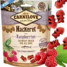 przysmak-psa-carnilove-makrela-z-malinami-200-g-smaczki-treningu-szkolenia