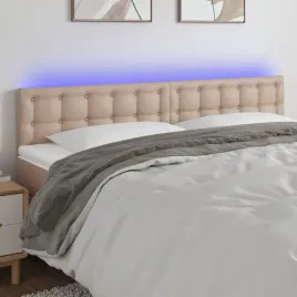 vidaxl-zaglowek-do-lozka-z-led-cappuccino-200x5x78-88-cm-ekoskora