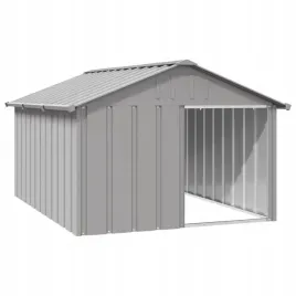 vidaxl-buda-dla-psa-szara-1165x153x815-cm-stal