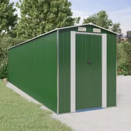 vidaxl-szopa-ogrodowa-zielona-192x772x223-cm-stal-galwanizowana