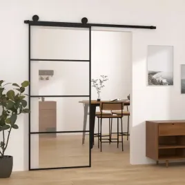 vidaxl-drzwi-przesuwne-z-osprzetem-90x205-cm-szklo-esg-i-aluminium