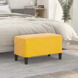 vidaxl-lawka-zolty-70x35x41-cm-tapicerowana-aksamitem