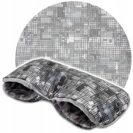 sensillo-mufka-uniwersalna-do-wozka-grafitowe-kropki