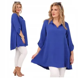 dluga-tunika-damska-duze-rozmiary-polski-producent-oversize-luzna-elegancka