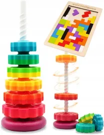 zakrecona-piramida-wieza-sensoryczna-teczowa-z-klockami-dzieci-montessori