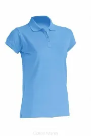 koszulka-polo-damska-cotton-mania-blekit-xl