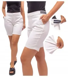biale-krotkie-spodenki-damskie-eleganckie-elastyczne-do-kolan-bermudy-42-xl
