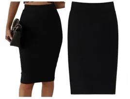 modna-olowkowa-czarna-spodnica-elastyczna-tuba-dopasowana-midi-xxl-42
