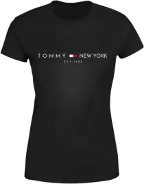 koszulka-damska-tommy-new-york-est-1985-czarna-t-shirt-damski