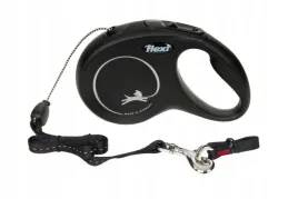 flexi-new-classic-s-linka-8m-czarna-do-12kg